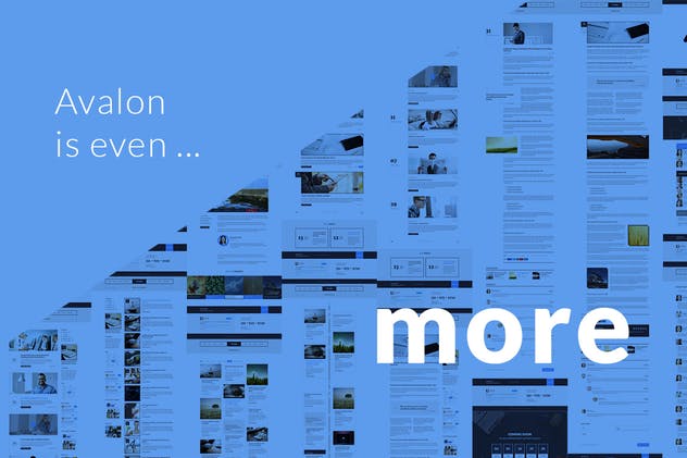 商业＆技术服务网站设计PSD模板素材库精选 Avalon — Business & Technology PSD Template插图(7)