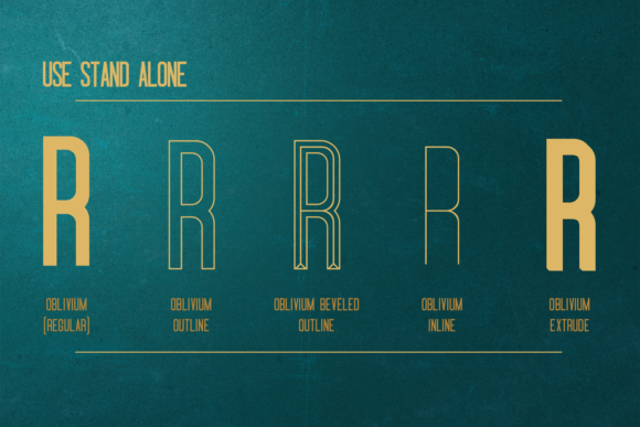 Oblivium Font Family插图1