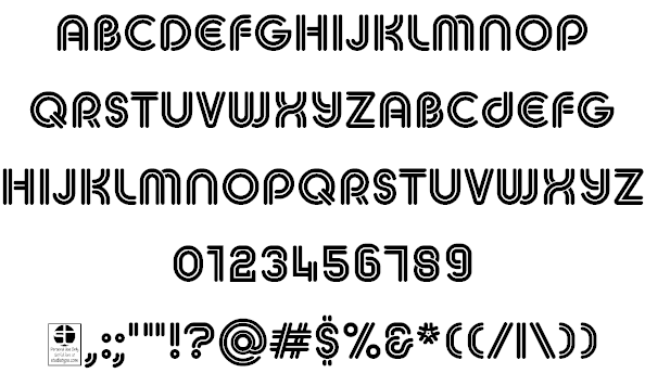 MACCOS Demo font插图3