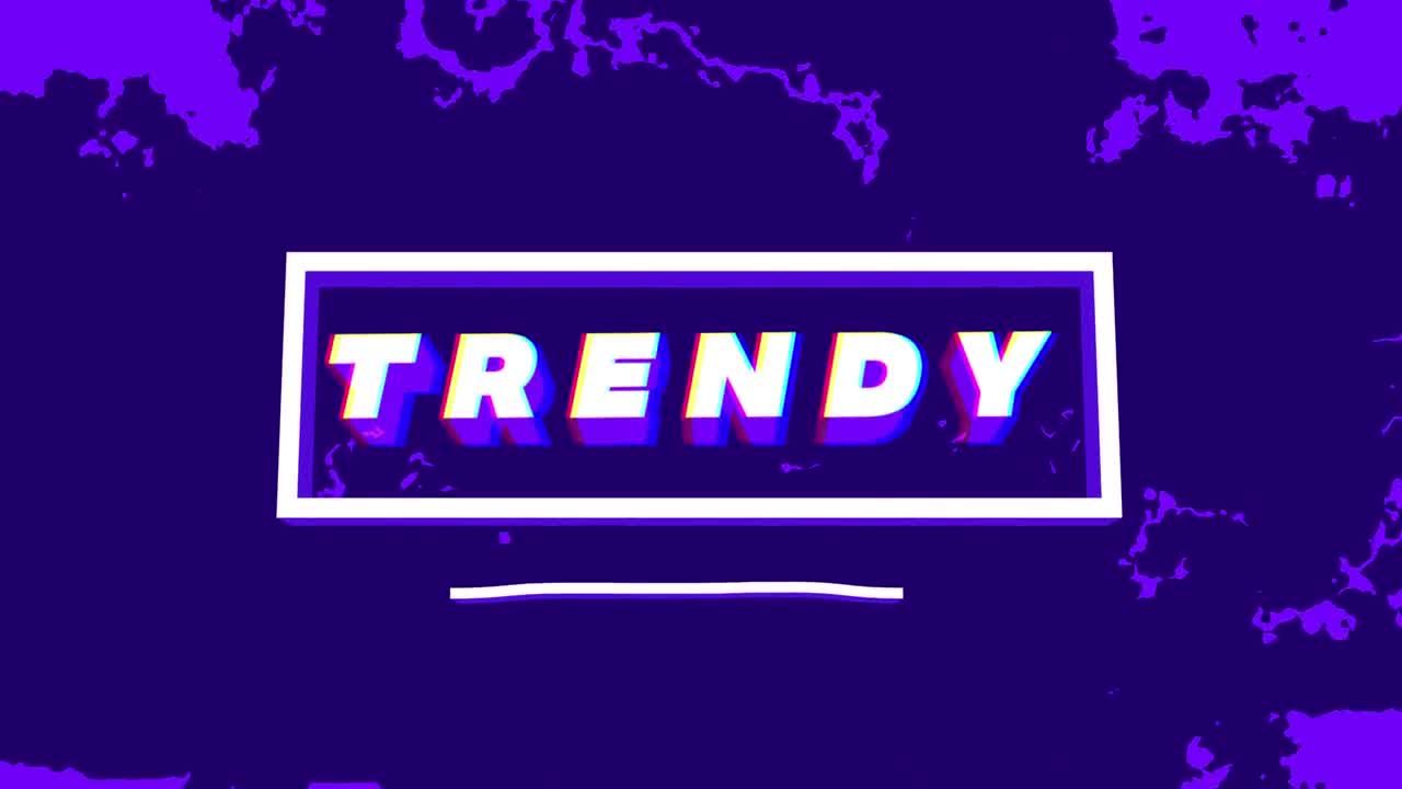 4个大标题过渡动画素材库精选AE模板