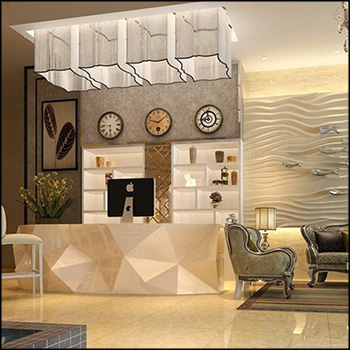 现代欧式酒店大堂室内场景素材之家精选3D模型