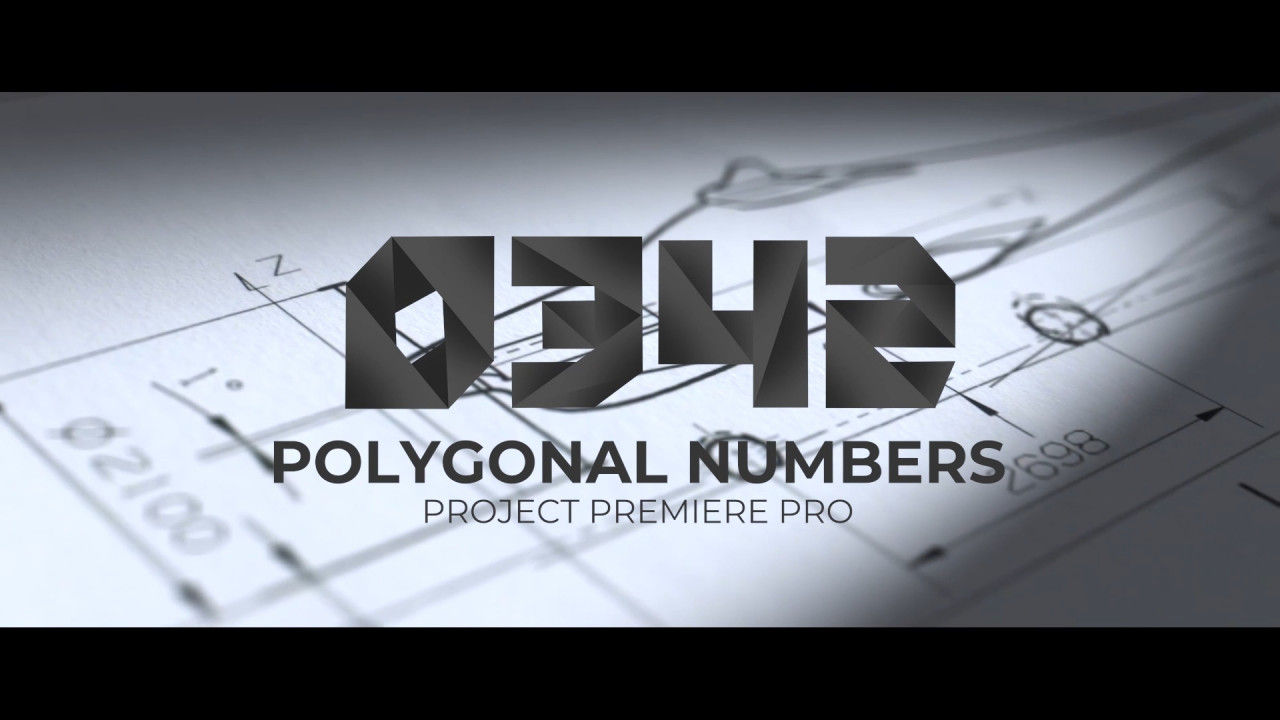 多边形数字包动画素材库推荐PR模板