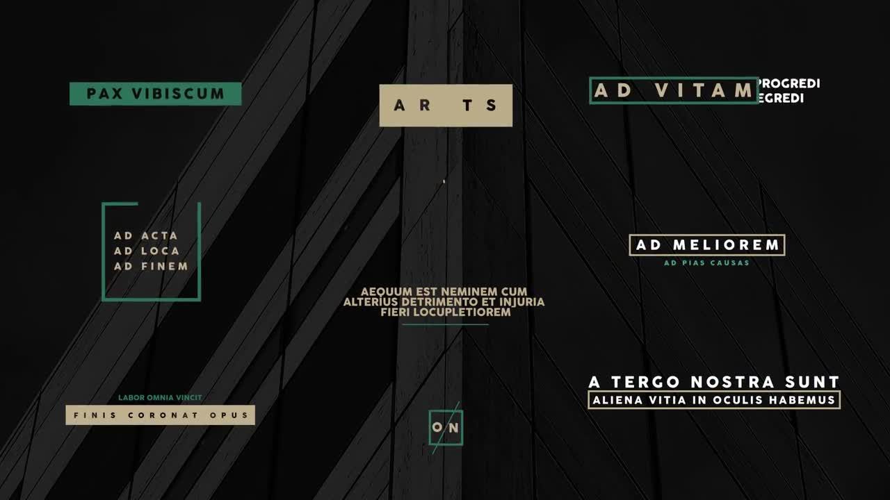 10个干净和现代动画的较低的三分之一标题素材库精选AE模板