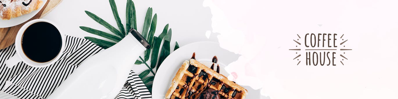 清新简约时尚优雅高端小资情调咖啡banner海报DM宣传单设计模板素材库精选插图(3)