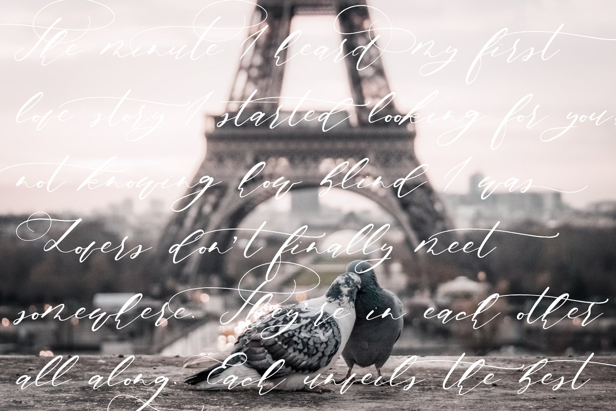 Happily ever after Font Duo + Extras插图2