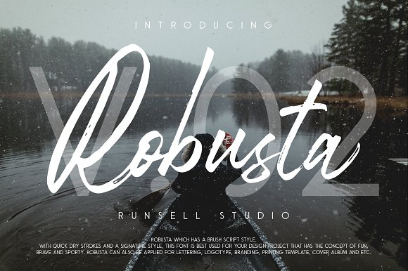 Robusta Font素材之家精选英文字体