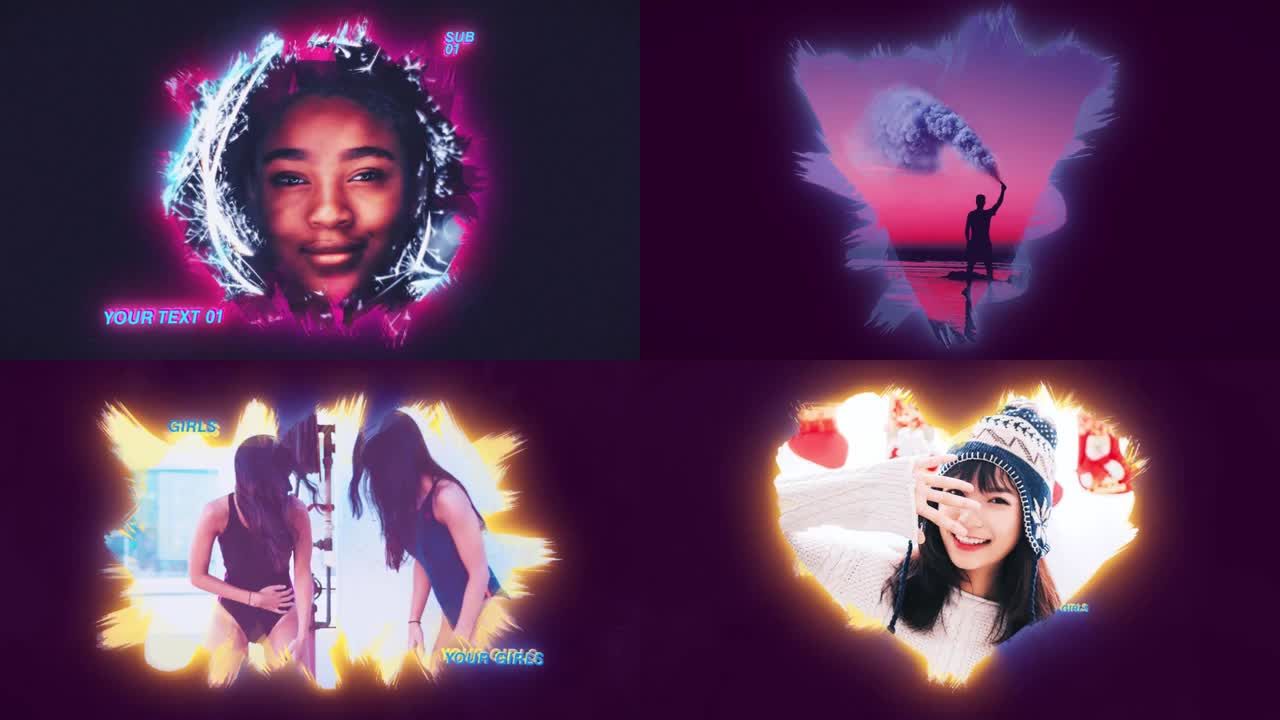 漂亮的徽标显示素材库精选AE模板