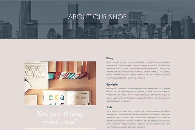 创意时尚产品电商网站Adobe Muse模板素材库精选 Flatstore – eCommerce Muse Template插图(3)
