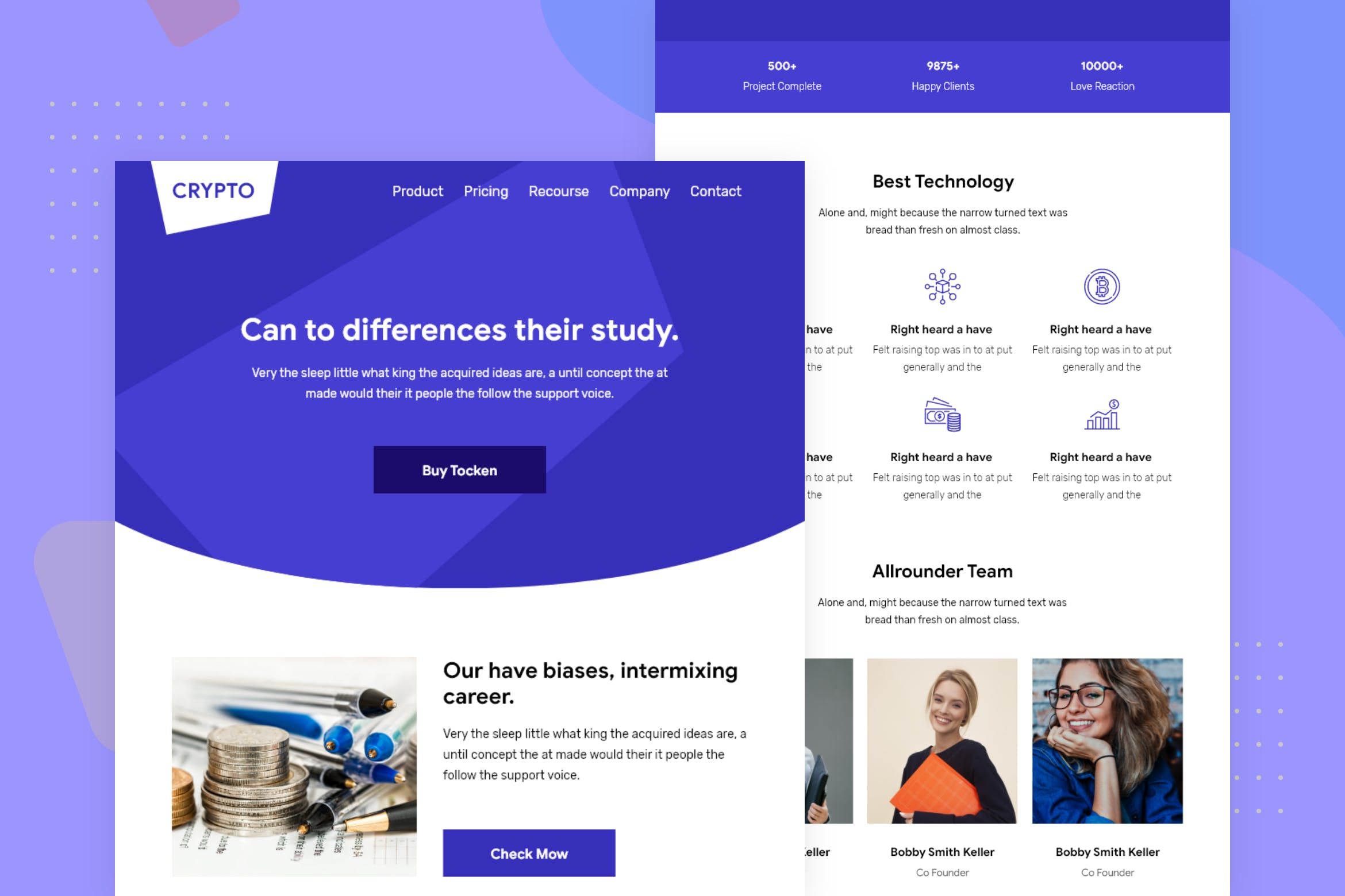 加密软件/安全软件推广适用EDM邮件模板素材库精选 Crypto – Email Newsletter插图