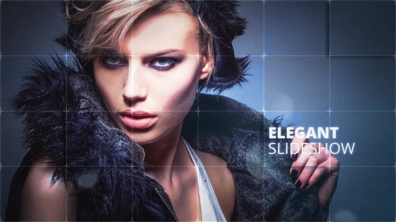 优雅简洁的图文幻灯多样展示素材库精选AE模板