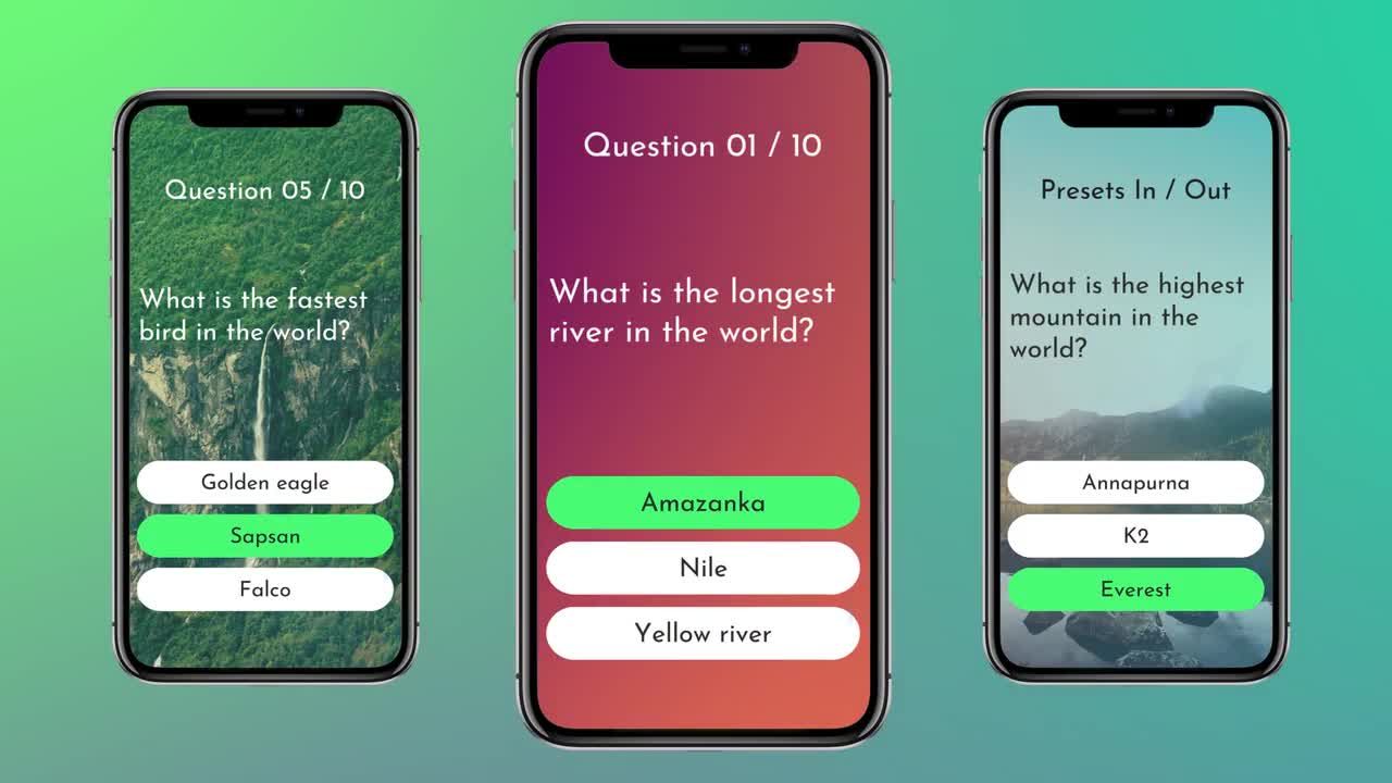 有趣的游戏答案倒计时动态文字素材库推荐PR模板