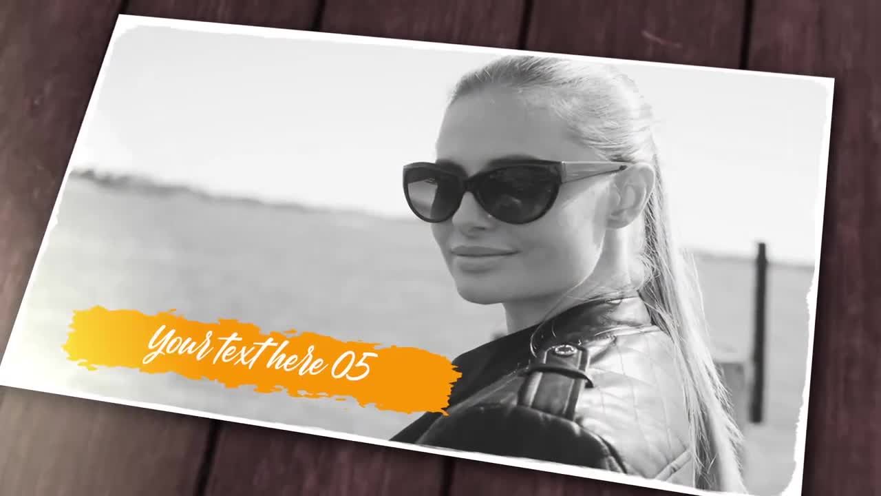 生命的时刻独特幻灯片演示素材库精选AE模板