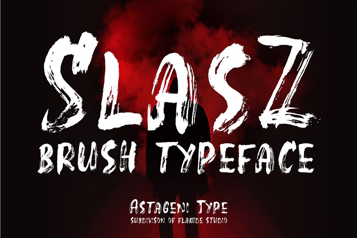 SlasZ BrushLogo Font素材之家精选英文字体