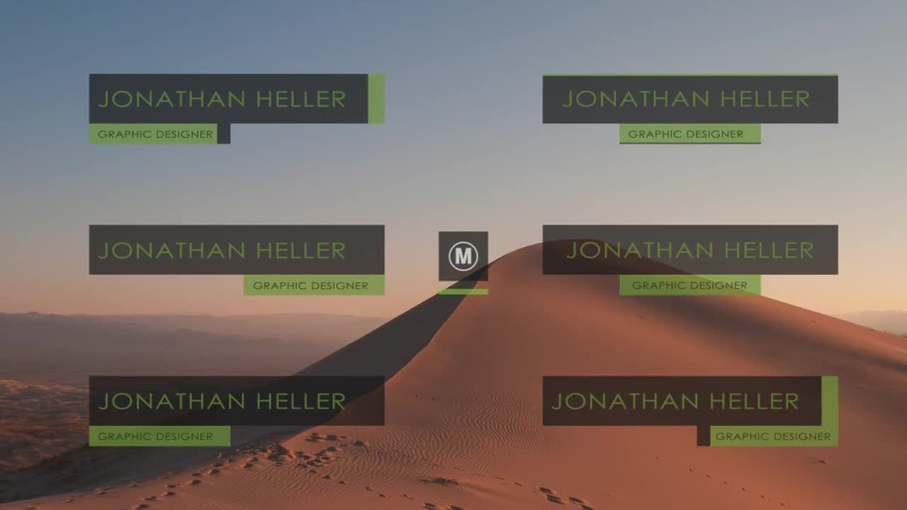 40个流畅简单干净标题动画素材库精选AE模板