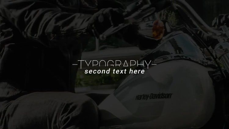 优雅的Typo标题ae模板