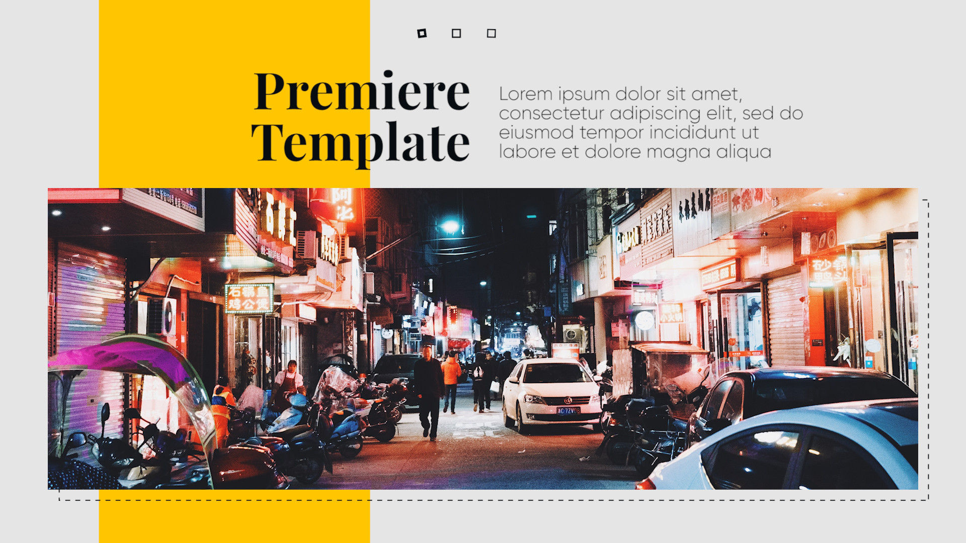 完美平衡简洁设计素材库推荐PR模板