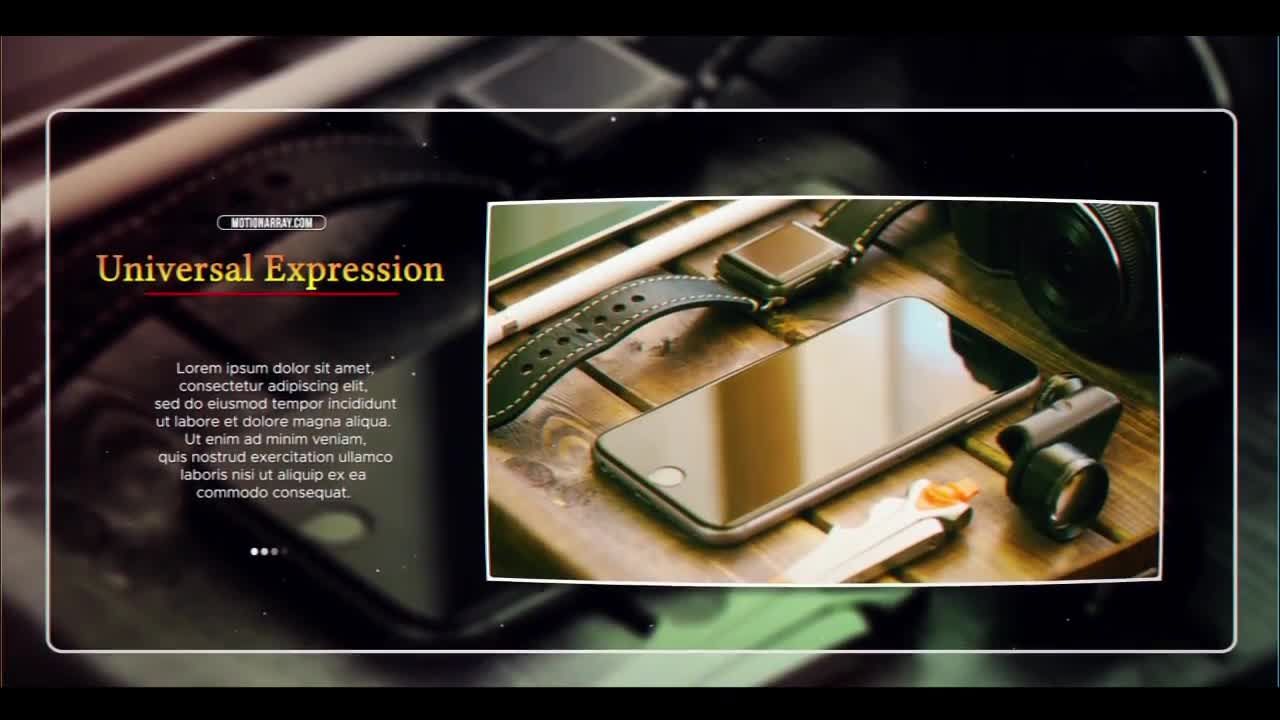 优雅的促销幻灯片放映素材库精选AE模板