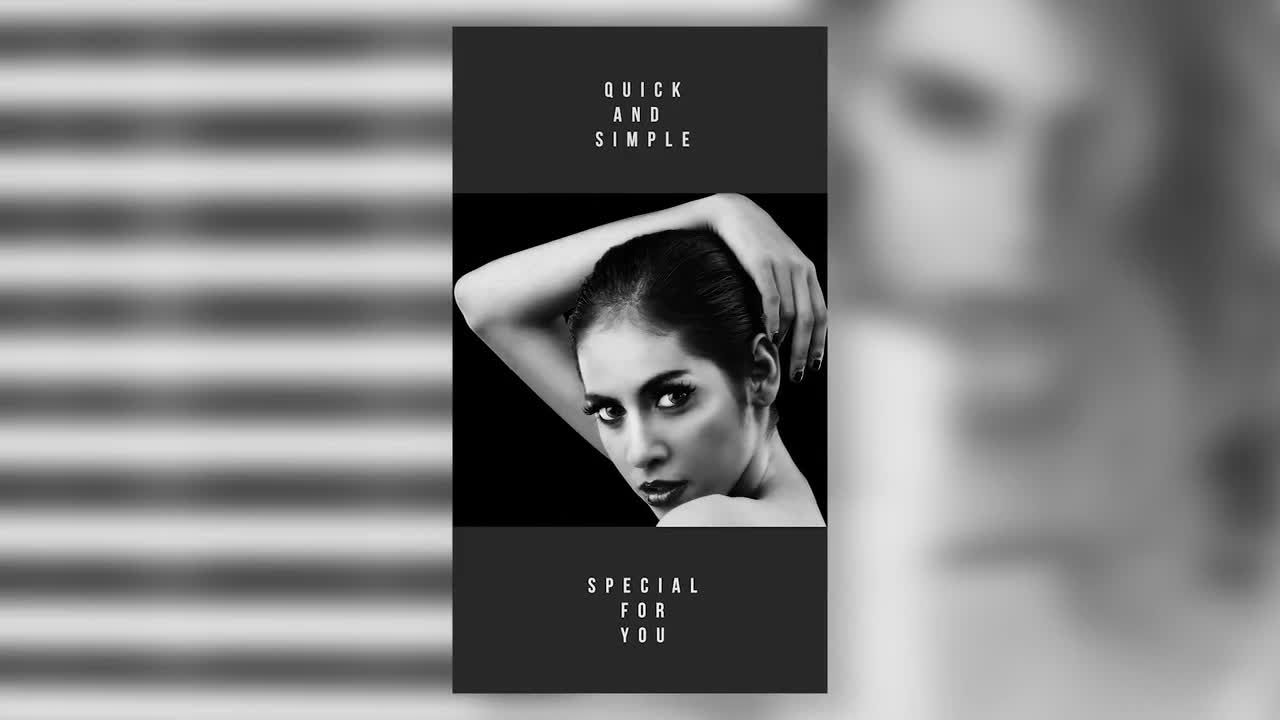 最小的Instagram故事开场动画素材库推荐PR模板