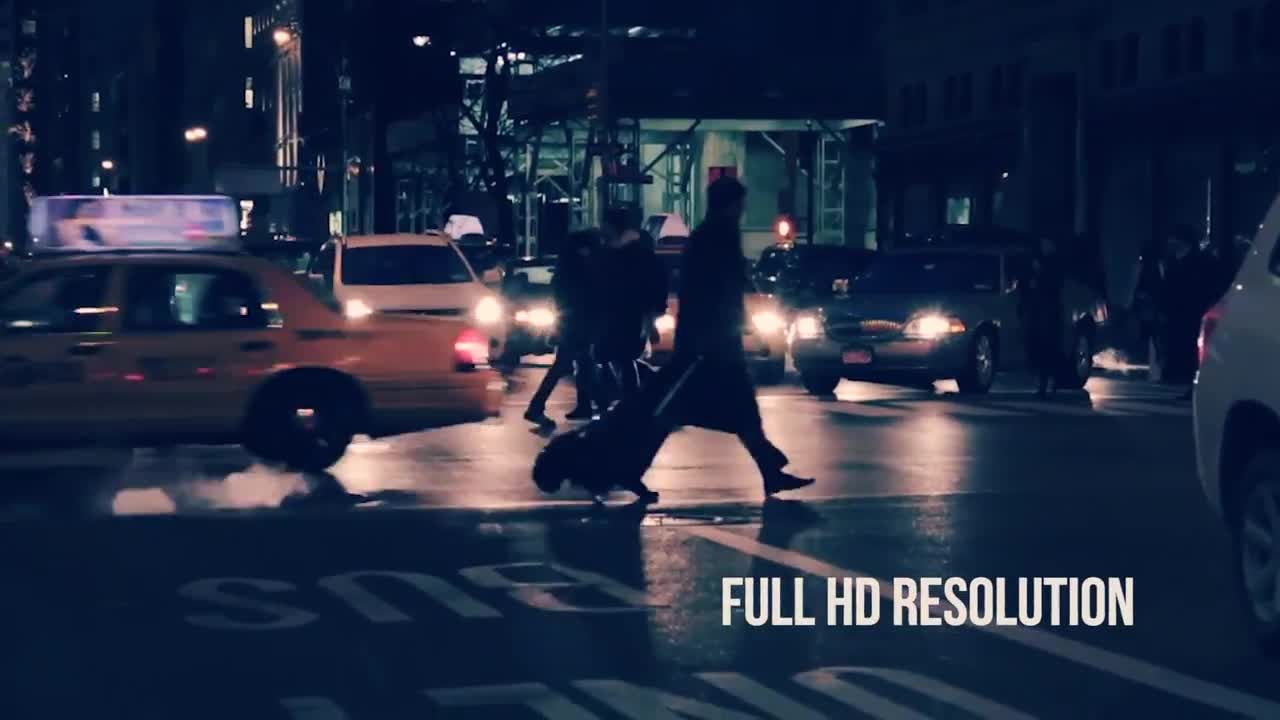 时尚现代的动感失真开场片头素材库推荐PR模板