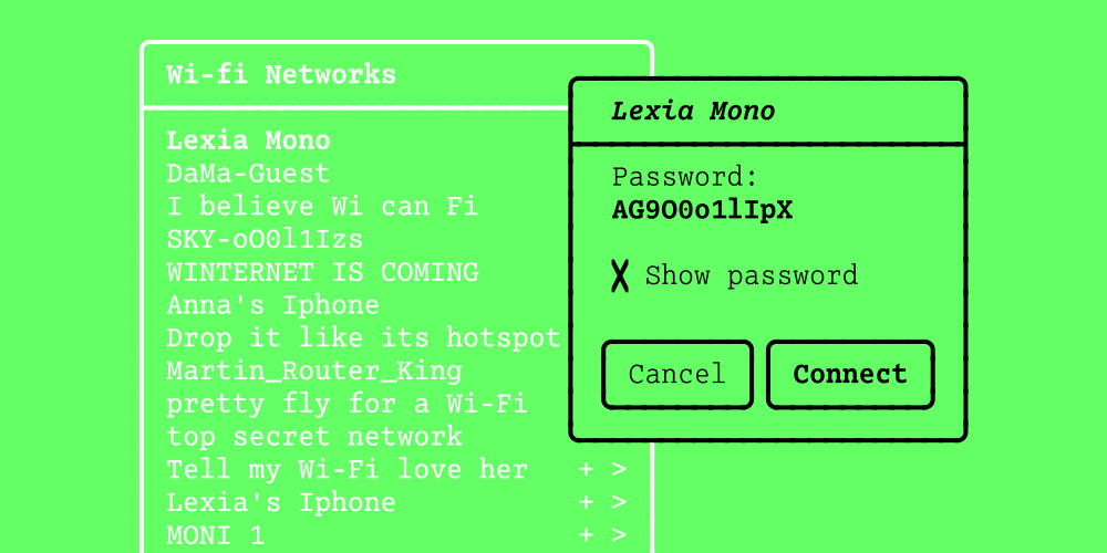Lexia Mono Font Family插图1