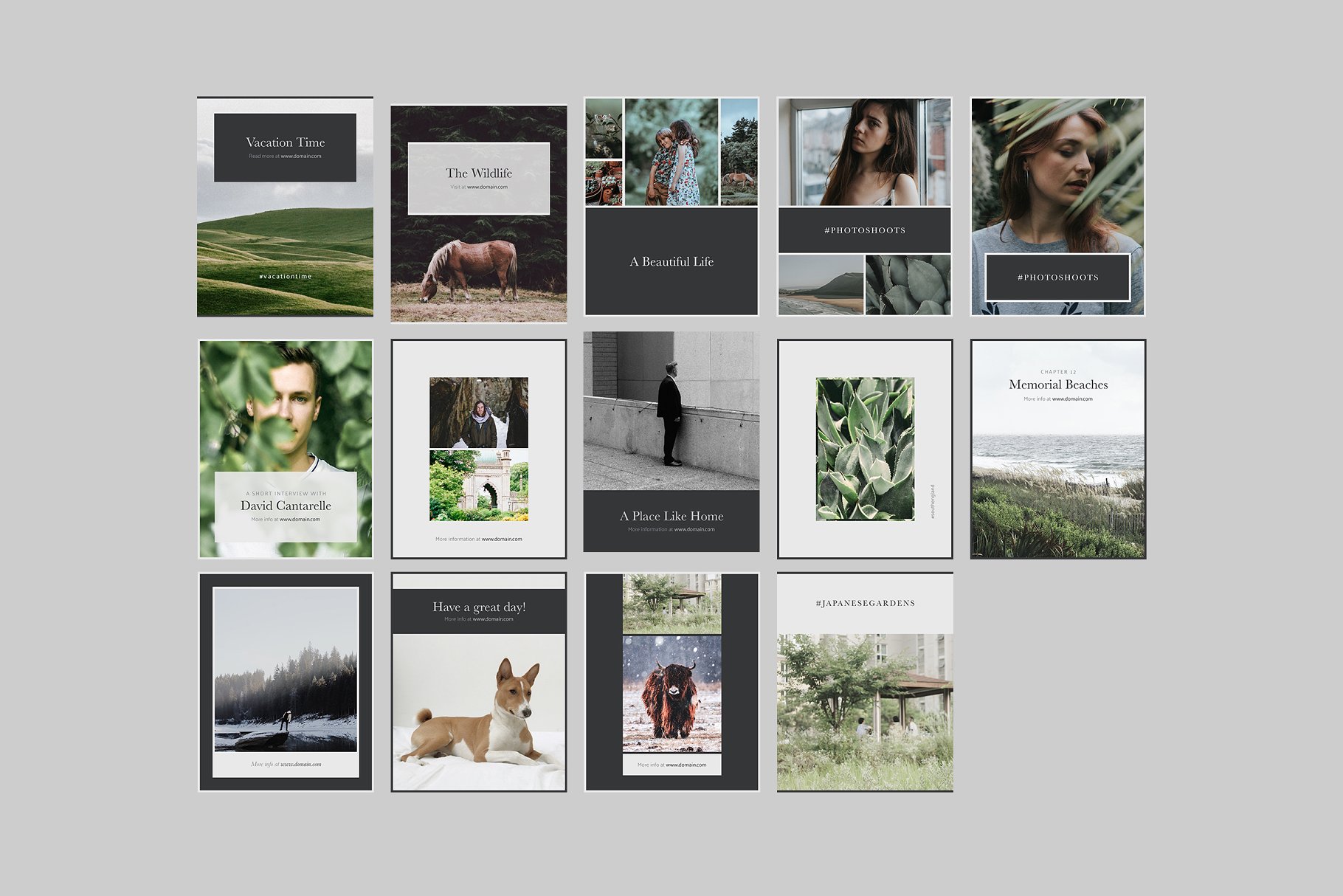 社交平台插图配图设计模板素材库精选 Ireland Social Media Templates插图(7)