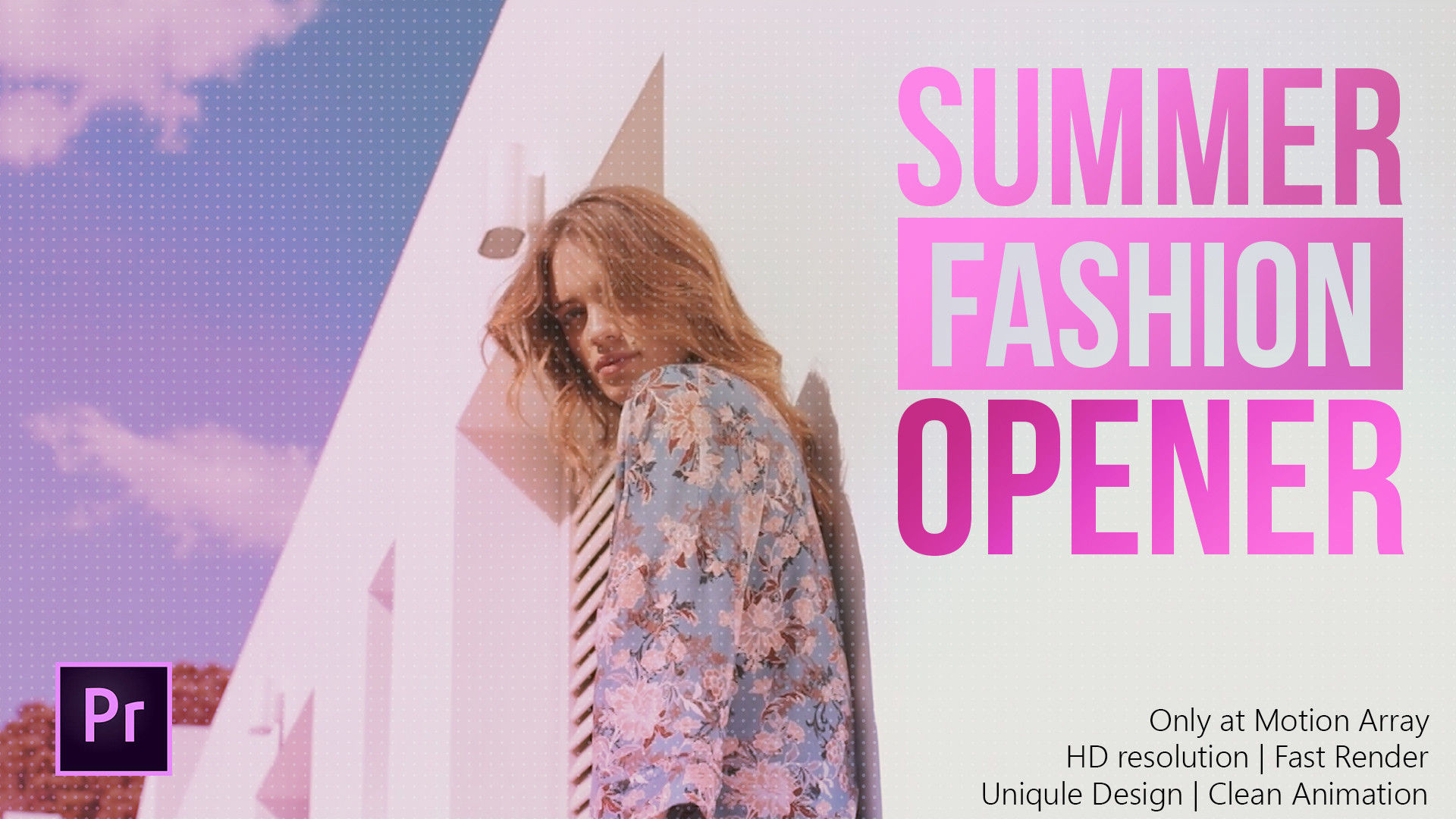 品牌时装秀视频展示素材库精选pr模板