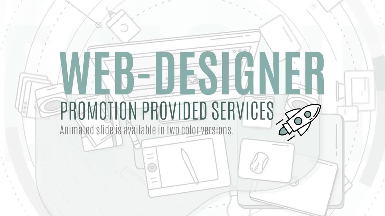 现代简洁的公司网站宣传素材库精选AE模板
