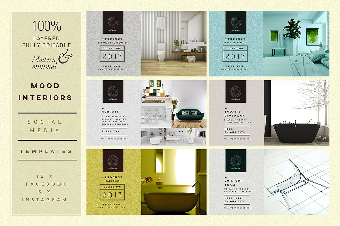 170+个社交媒体图片设计模板素材库精选合辑下载 1.82GB [psd]插图(3)