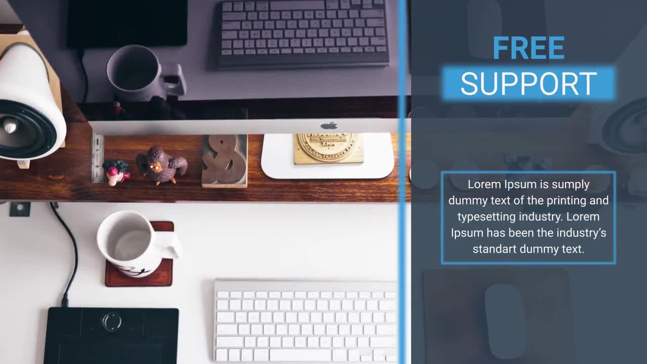 10个流畅动画文本企业幻灯片素材库精选AE模板