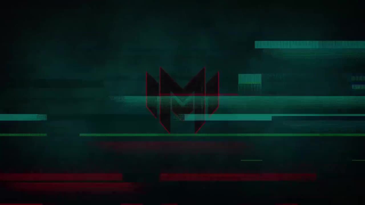 最新的充满活力的小故障徽标素材库精选AE模板