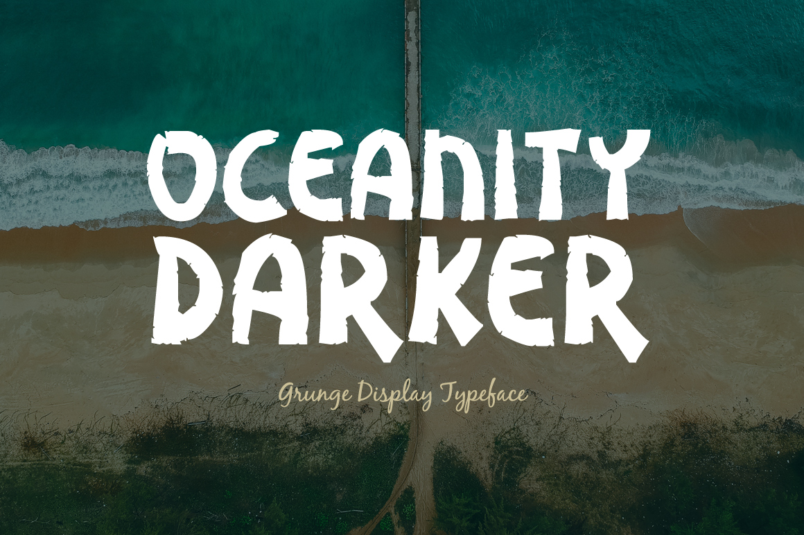 Oceanity Darker Regular Font素材之家精选英文字体