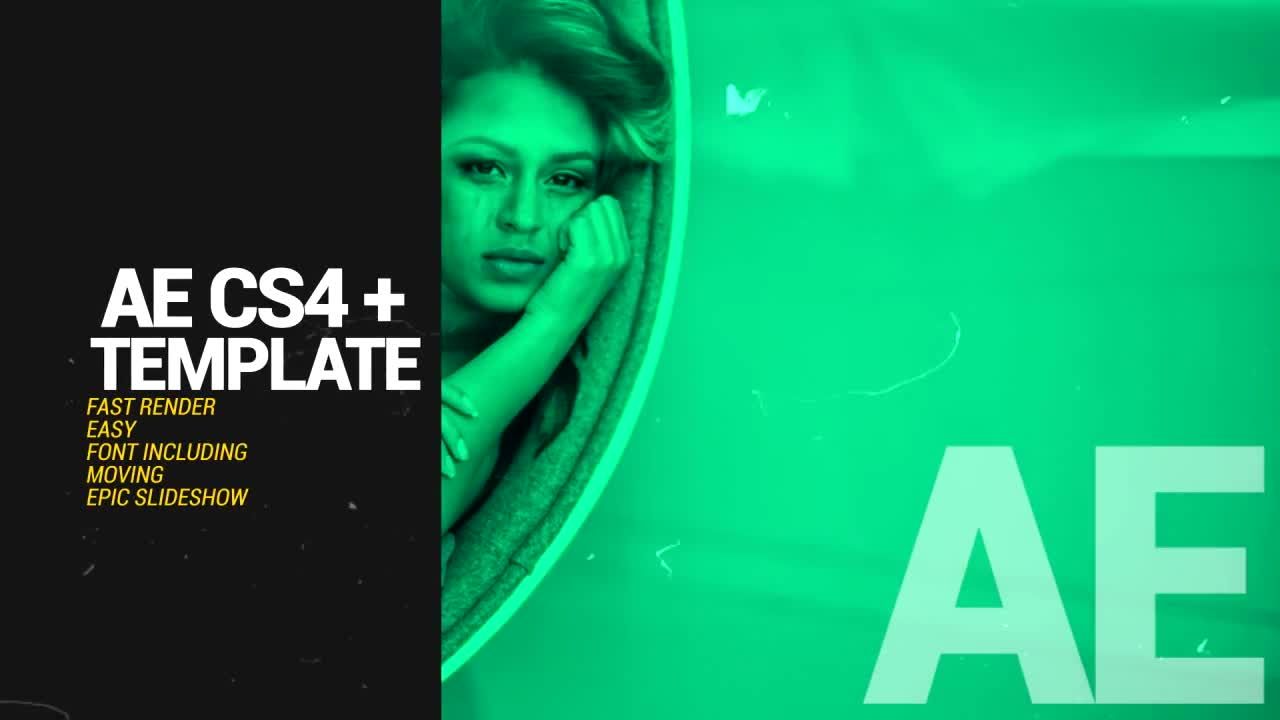 快节奏的现代幻灯片展示素材库精选AE模板Modern Slideshow