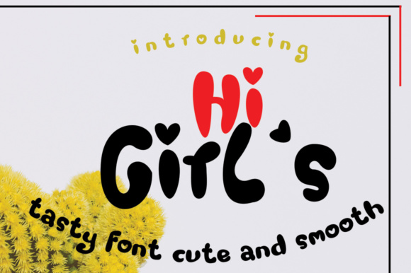 Hi Girl’s Font素材之家精选英文字体