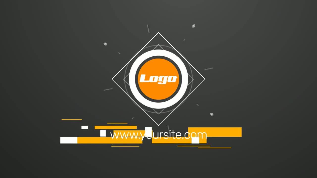 商业广告徽标显示转场过渡效果素材库精选AE模板