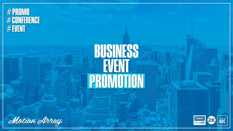 商务推广活动ae模板
