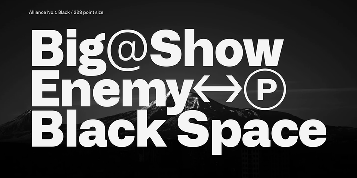 Alliance Font Family插图2