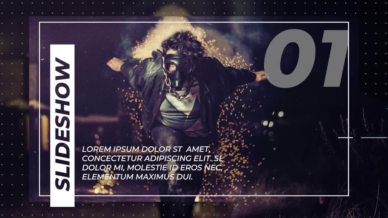 简洁动态幻灯片宣传动画素材库精选PR模板