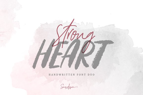 Strong Heart – Font Duo素材之家精选英文字体