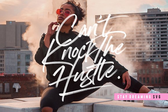 CreativeMarket Stay Dreaming SVG Font插图2