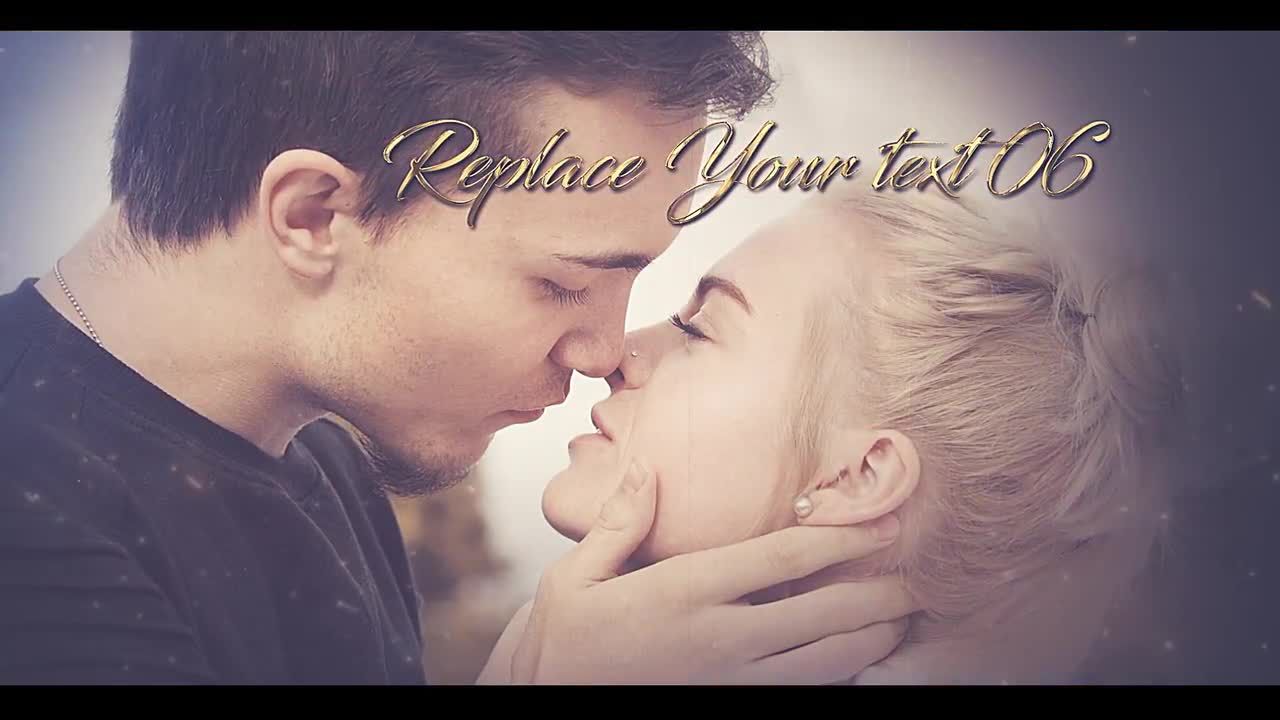 婚礼幻灯片视频素材库精选AE模板