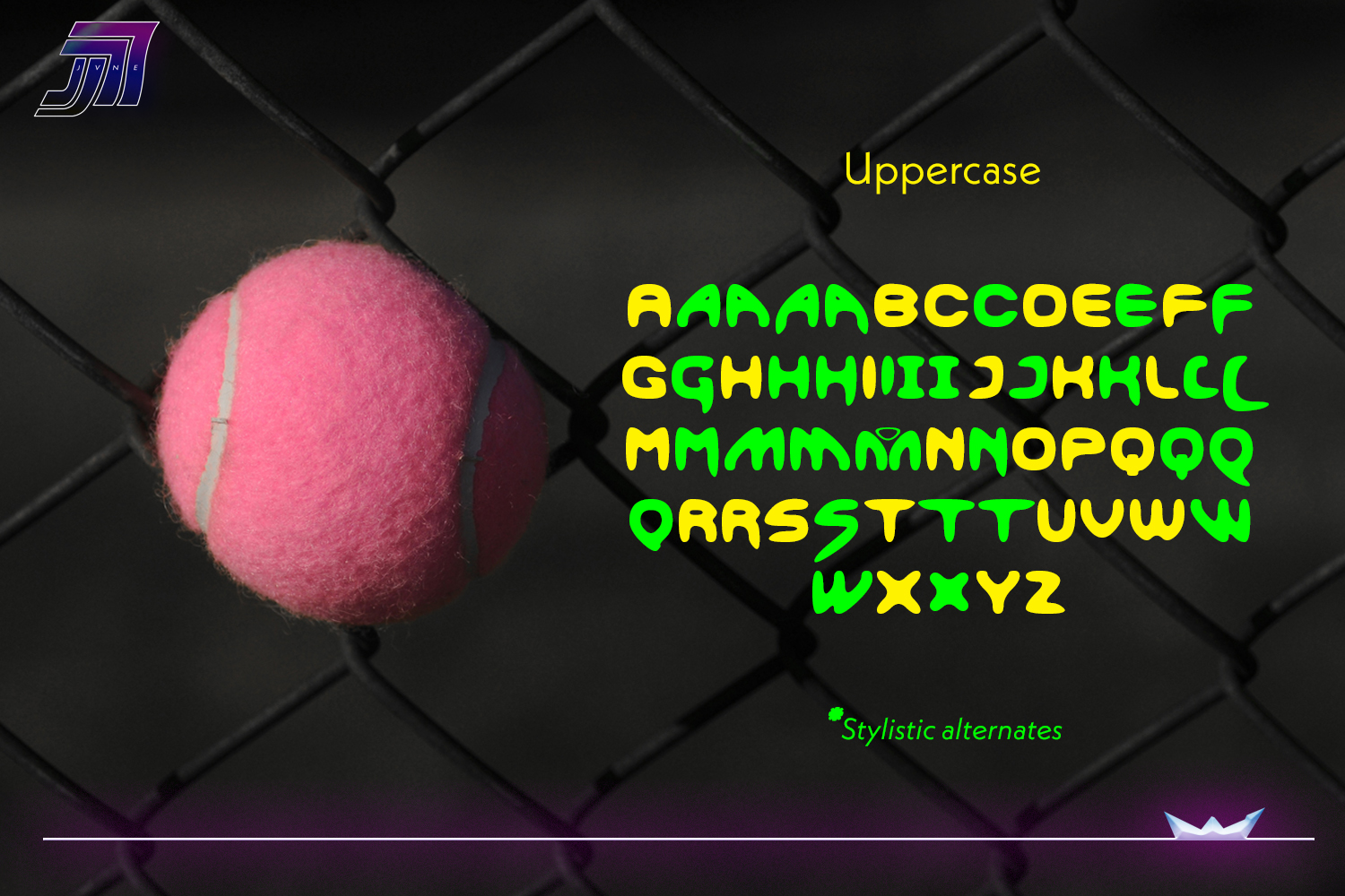 JVNE Smoothdron Font插图1