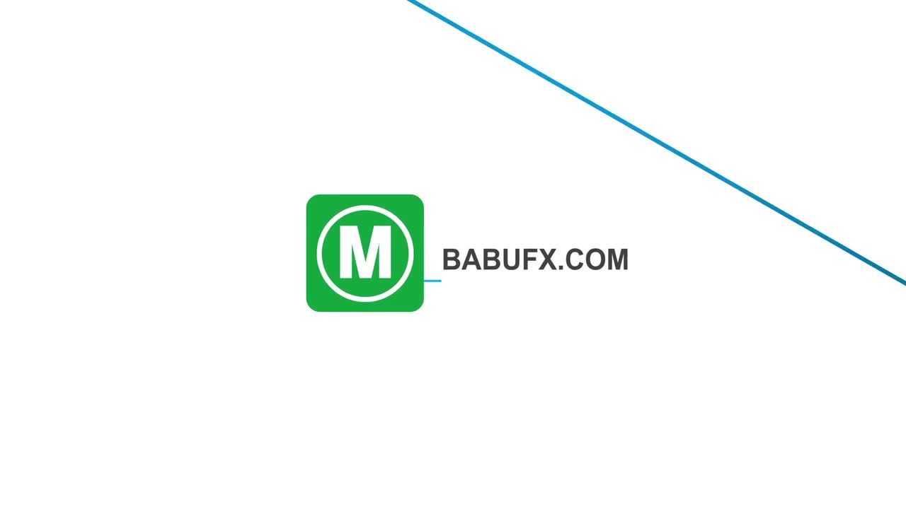 干净清新的徽标动画素材库精选AE模板