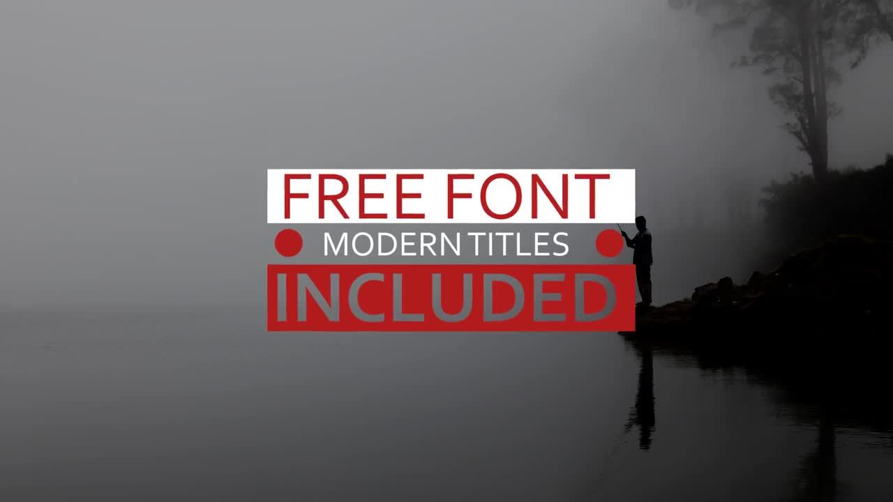 12个平滑的动态全屏动画素材库精选AE模板