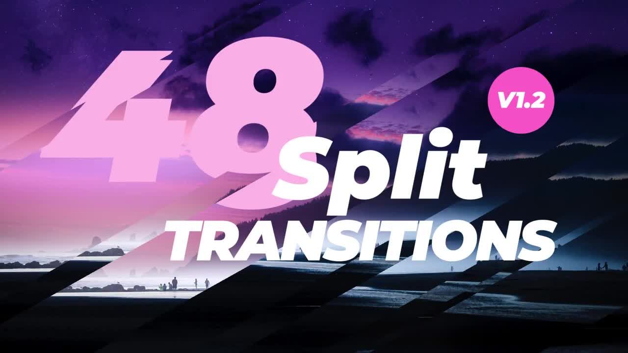 48个快速开场动画过渡素材库精选pr模板