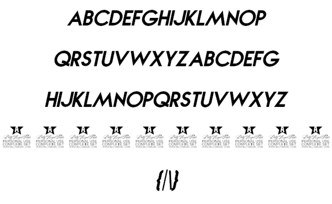 NOVA ITALIC Personal Use font插图2