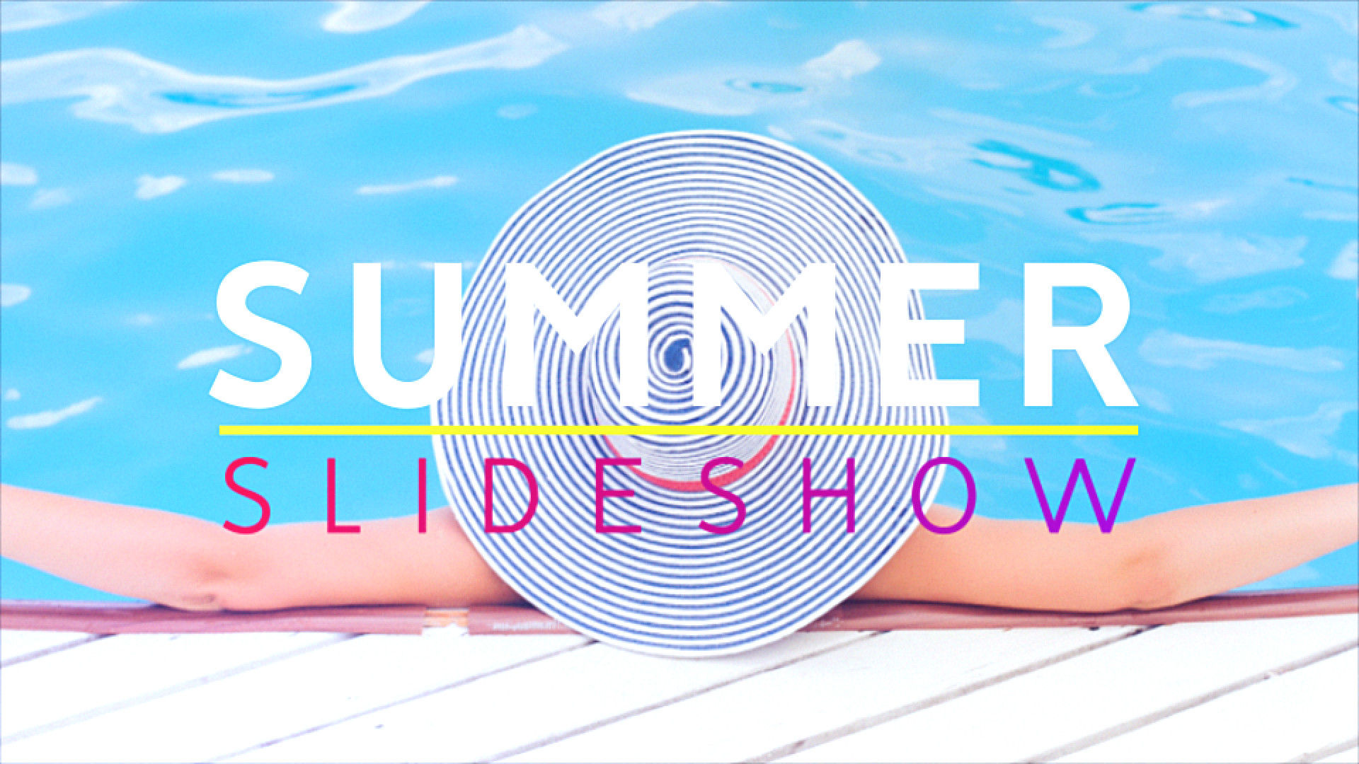 夏季幻灯片开场动画素材库精选AE模板