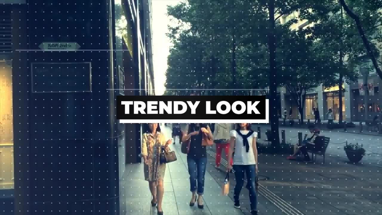 现代清新活力的动态开场白素材库精选AE模板