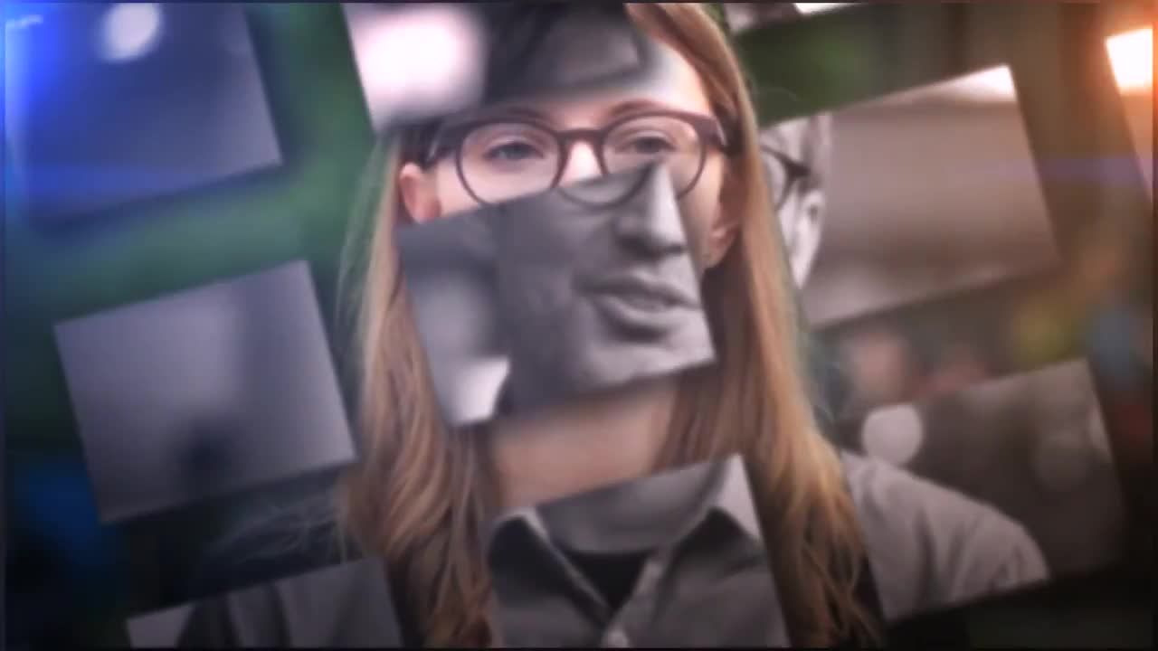 视频照片拼接商业幻灯片展示素材库精选AE模板