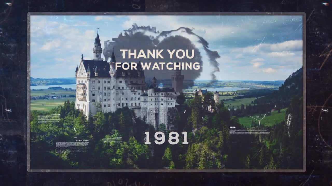 历史时间轴复古动态过渡素材库精选AE模板