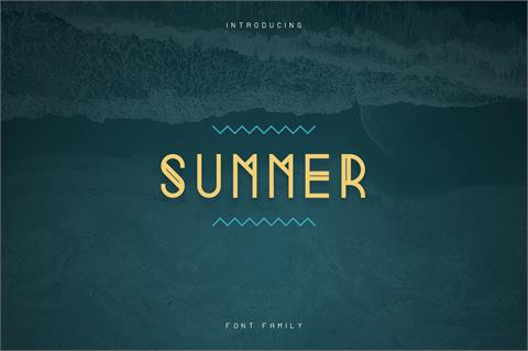 Summer Light font素材之家精选英文字体